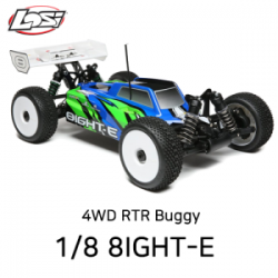 [4셀 1/8 전동버기]Team Losi 1/8 8IGHT-E 4WD RTR Buggy 80KM/h+ LOS04014