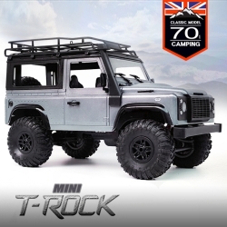 미니 티락 2.4G 1:12 mini trock 4WD Rc Car rock Vehicle Truck (미니 티락) 실버-깜박이가능 H-tm-99s